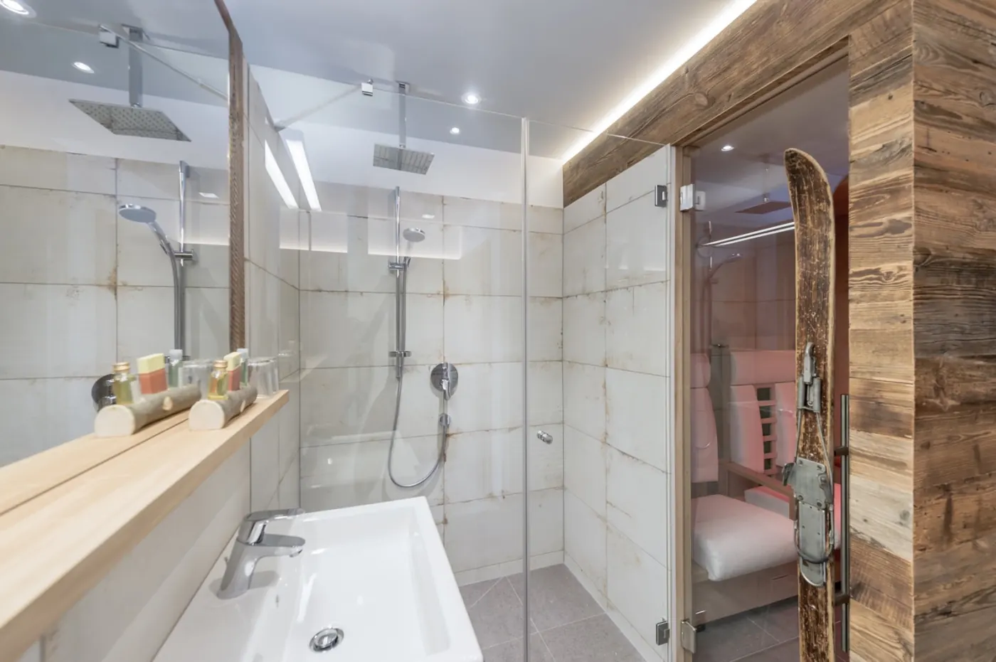 Panorama Spa Suite, Mondschein Chalet: Bathroom
