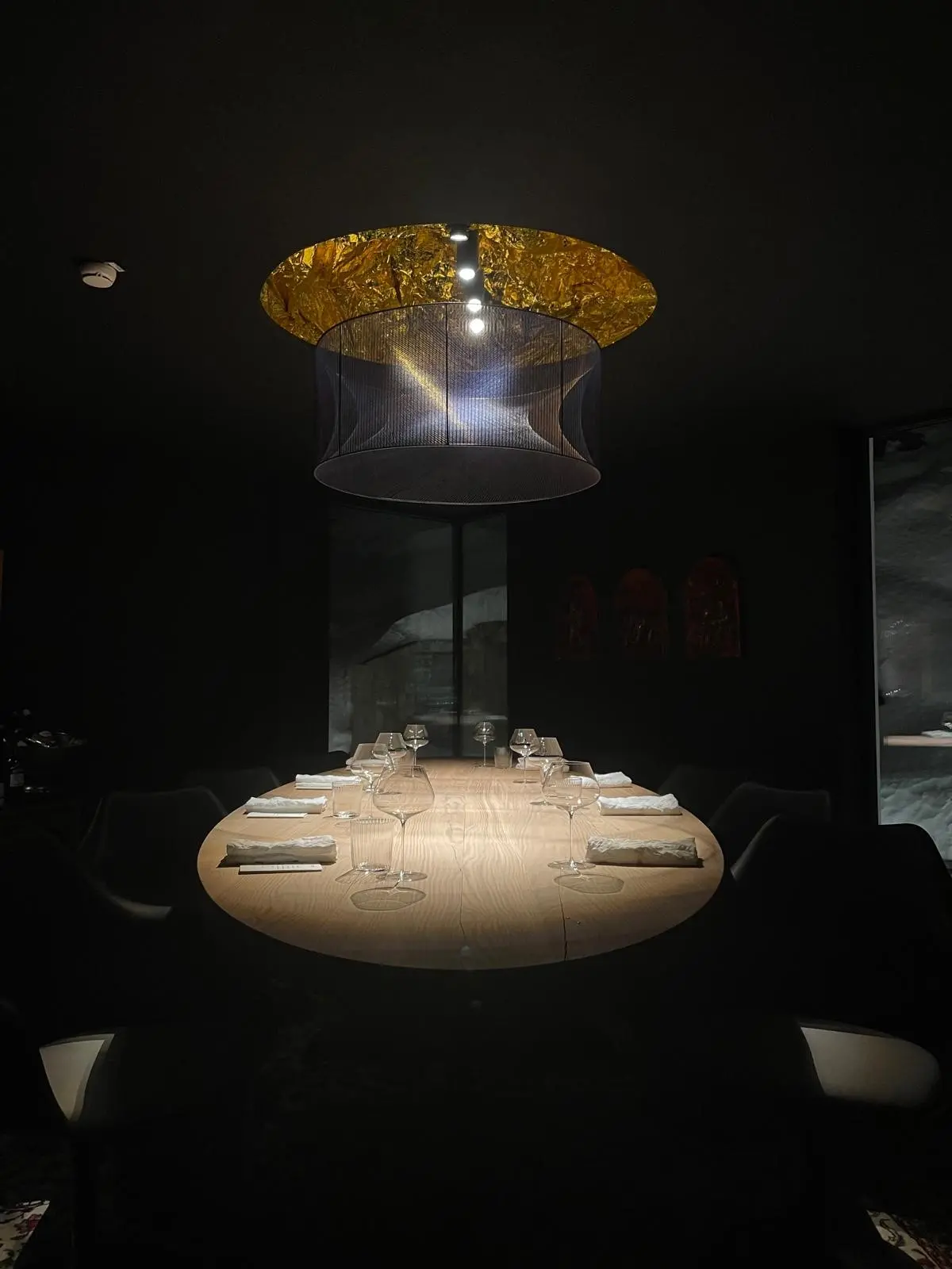 Gourmet sturgeon fish dumplings on a rich sauce, elegantly plated at the Chef’s Table at Ski-Hotel Mondschein in Stuben am Arlberg