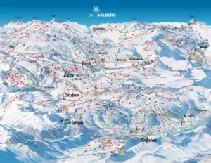 Ski Arlberg Pistenplan
