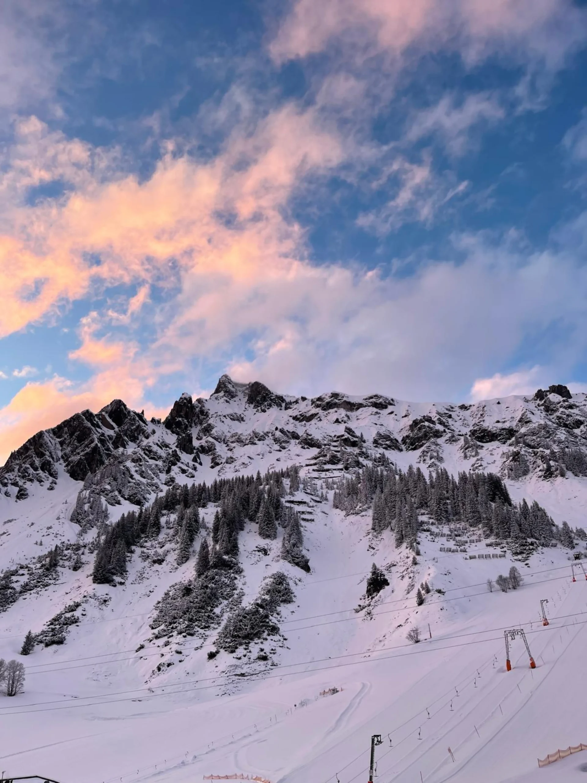 Stuben Hausberg Sonnenunterang