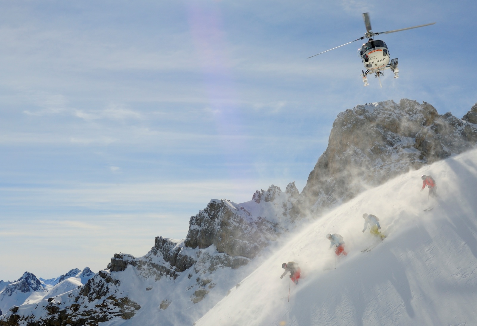 Heli-Skiing at Arlberg